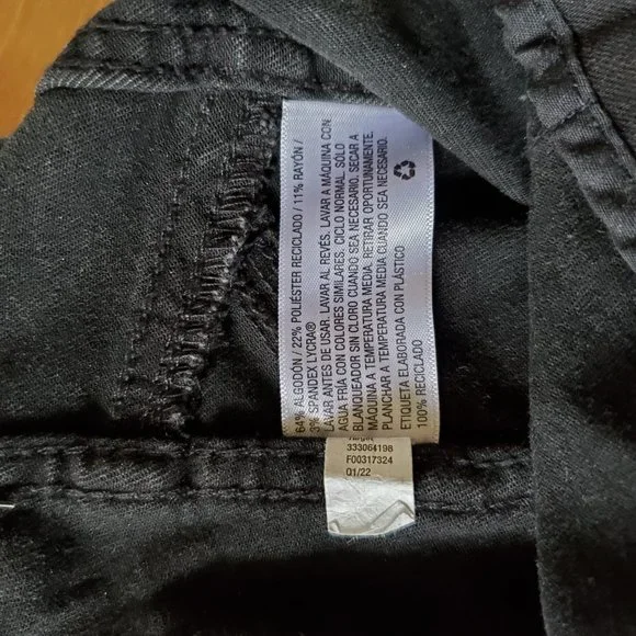 Art Class - Girls' Mini Skirt Side Seam Denim - Size S 6/6X Black Wash - Picture 2 of 10